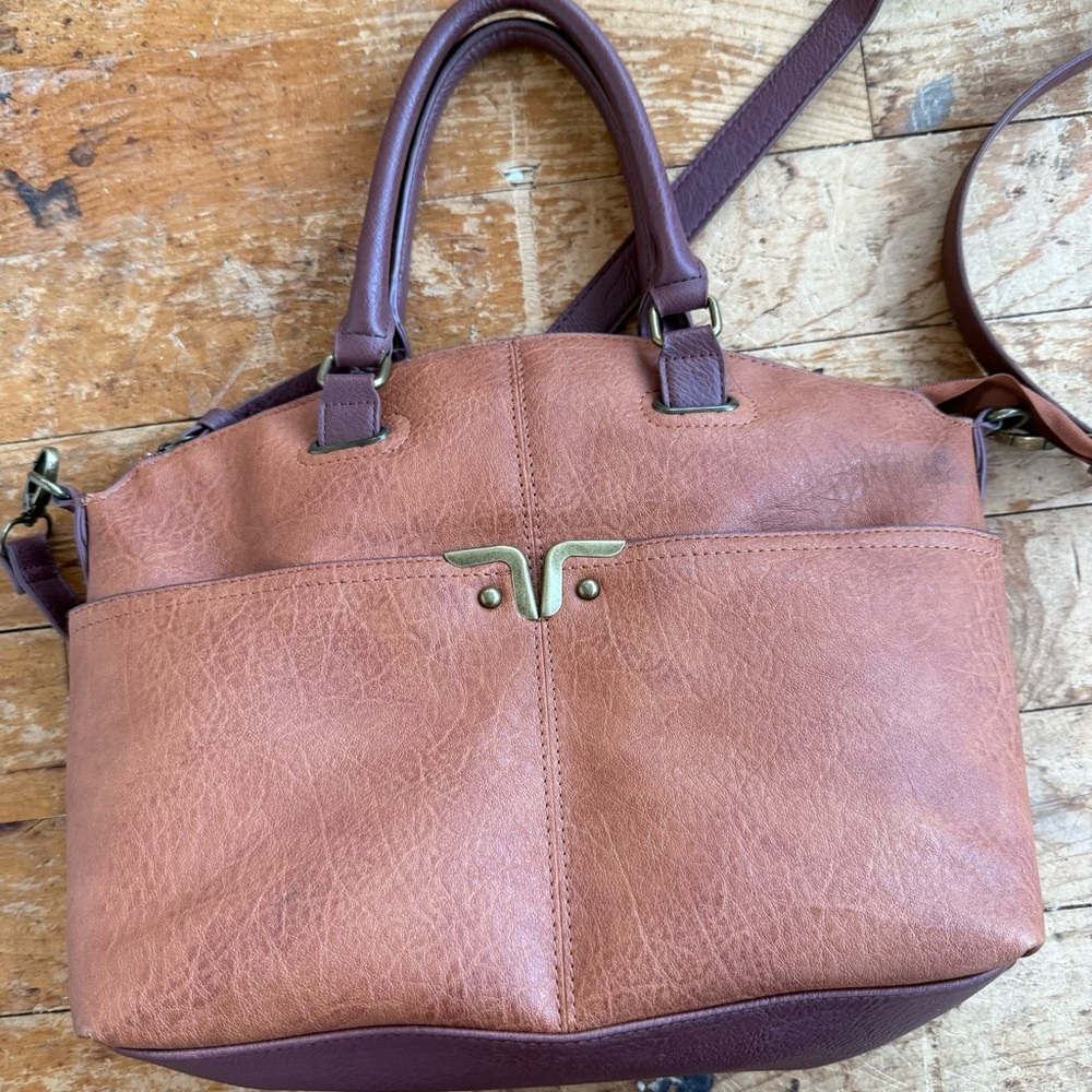 Elegant Brown Leather Handbag